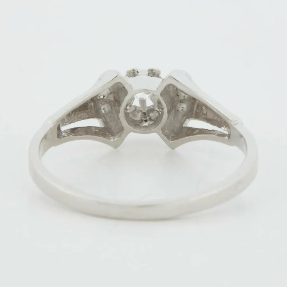 Bague Art Déco Or blanc Diamant