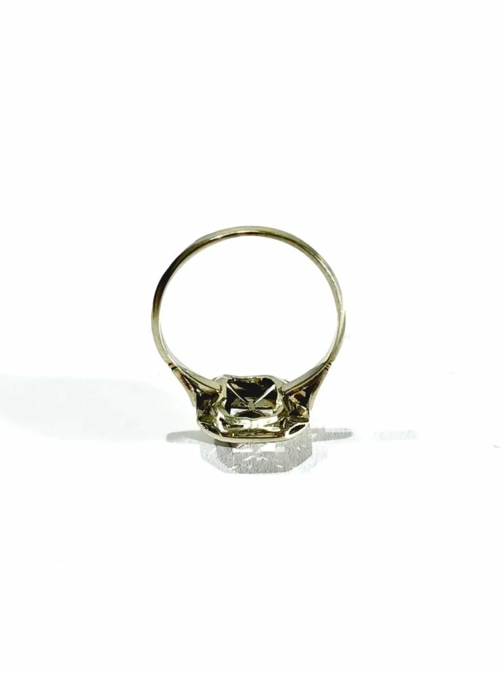 Bague Art Déco Or Blanc et Diamant
