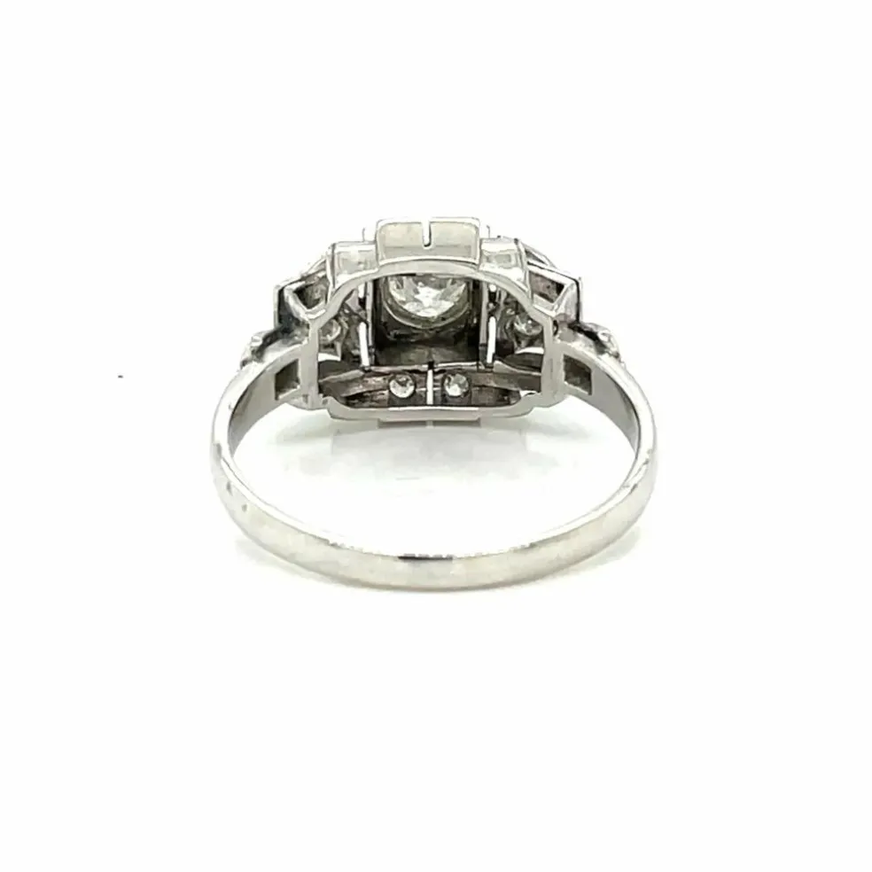 Bague Art déco Or Diamant