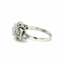 Bague Art déco Or Diamant