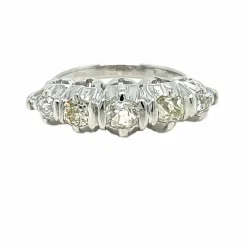 Bague Art Déco Or Diamant "Five-Stone"