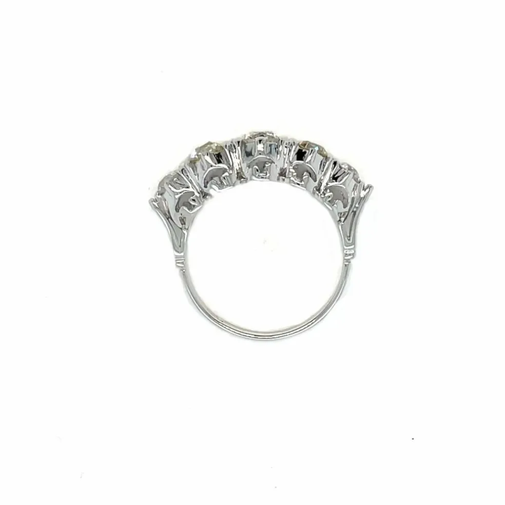 Bague Art Déco Or Diamant "Five-Stone"