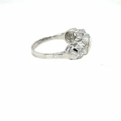 Bague Art Déco Or Diamant