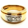 Bague Art déco Or jaune Diamant