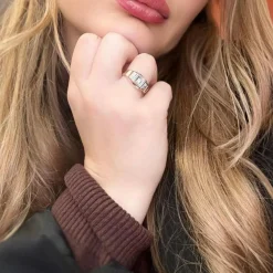 Bague Art Déco Or Jaune Diamants