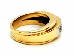 Bague Art déco Or jaune Diamant