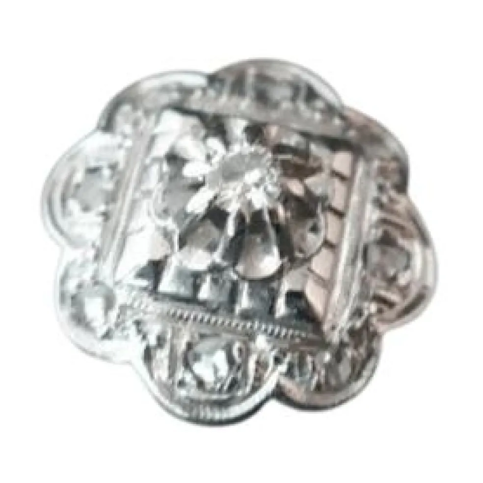 Bague Art Déco ornée de diamants, or et platine