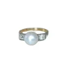 Bague Art Déco Perle et Diamants