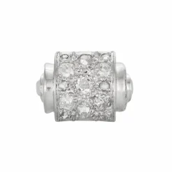 Bague Art Déco Platine Diamants