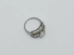 Bague Art Déco Platine Diamants