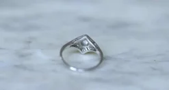 Bague Art Déco Platine Diamants