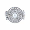 Bague Art Déco Platine vers 1925