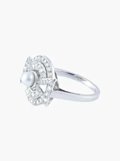 Bague Art Déco Platine vers 1925