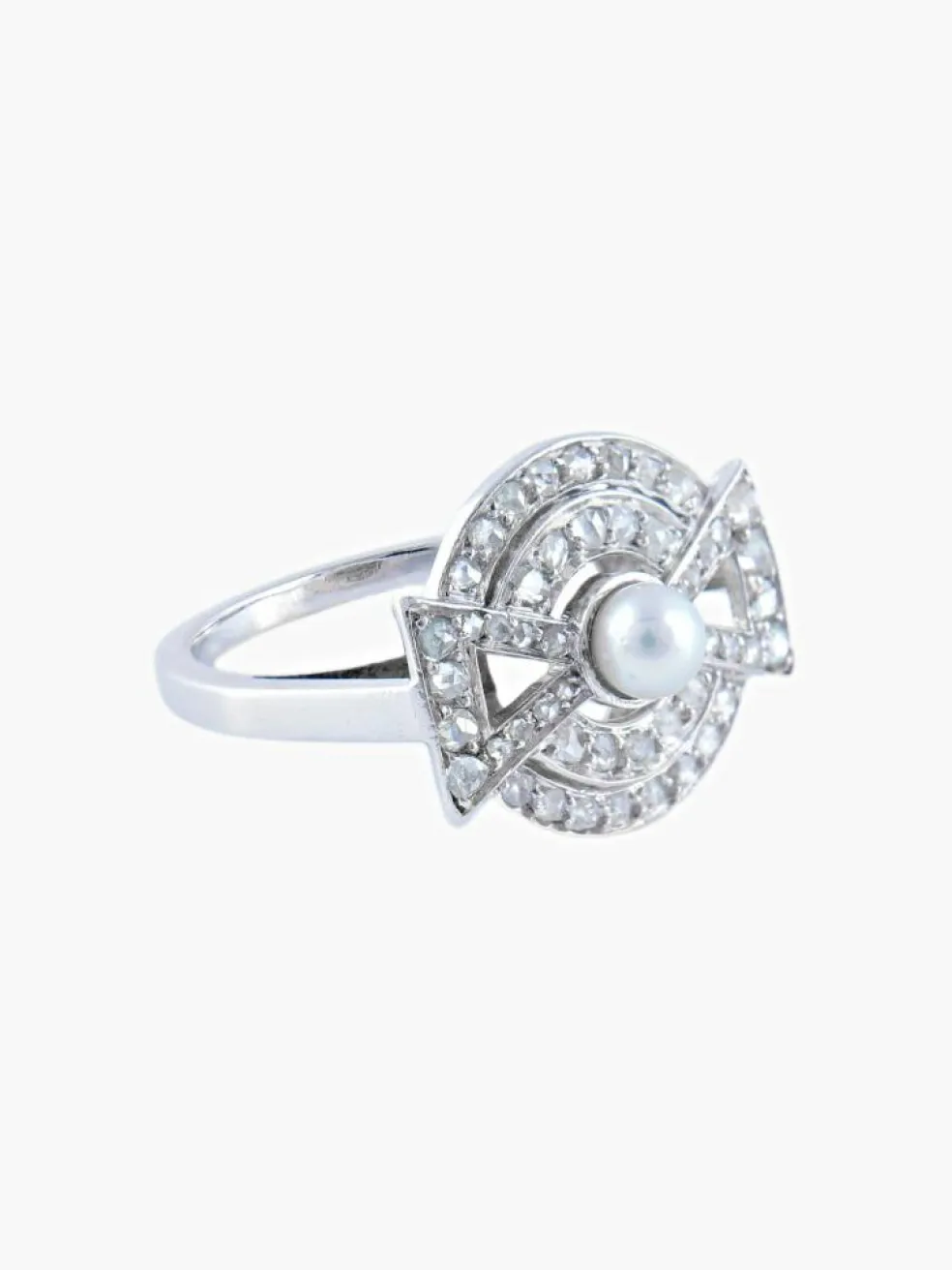 Bague Art Déco Platine vers 1925