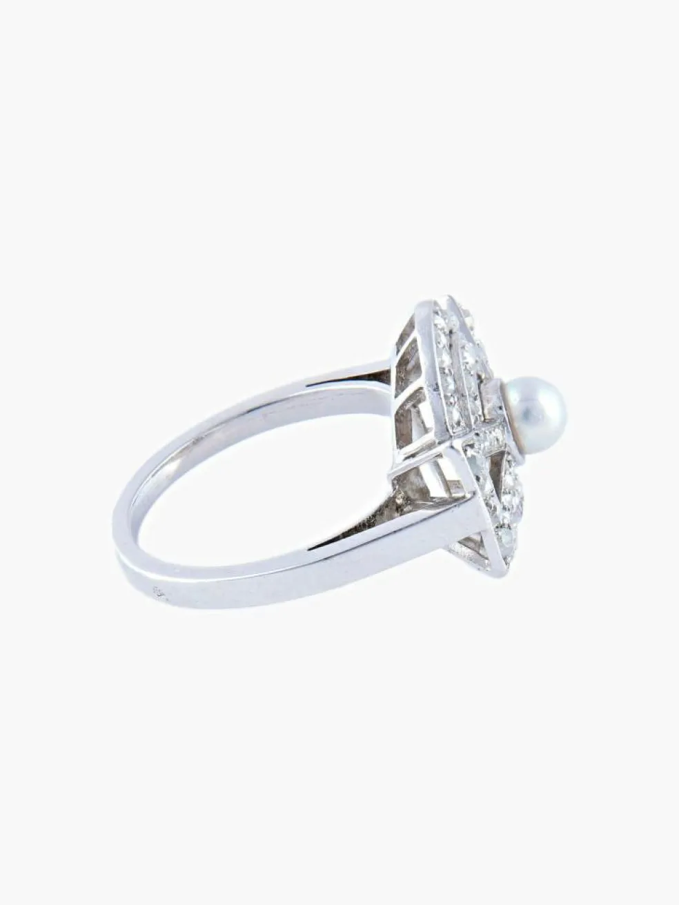 Bague Art Déco Platine vers 1925