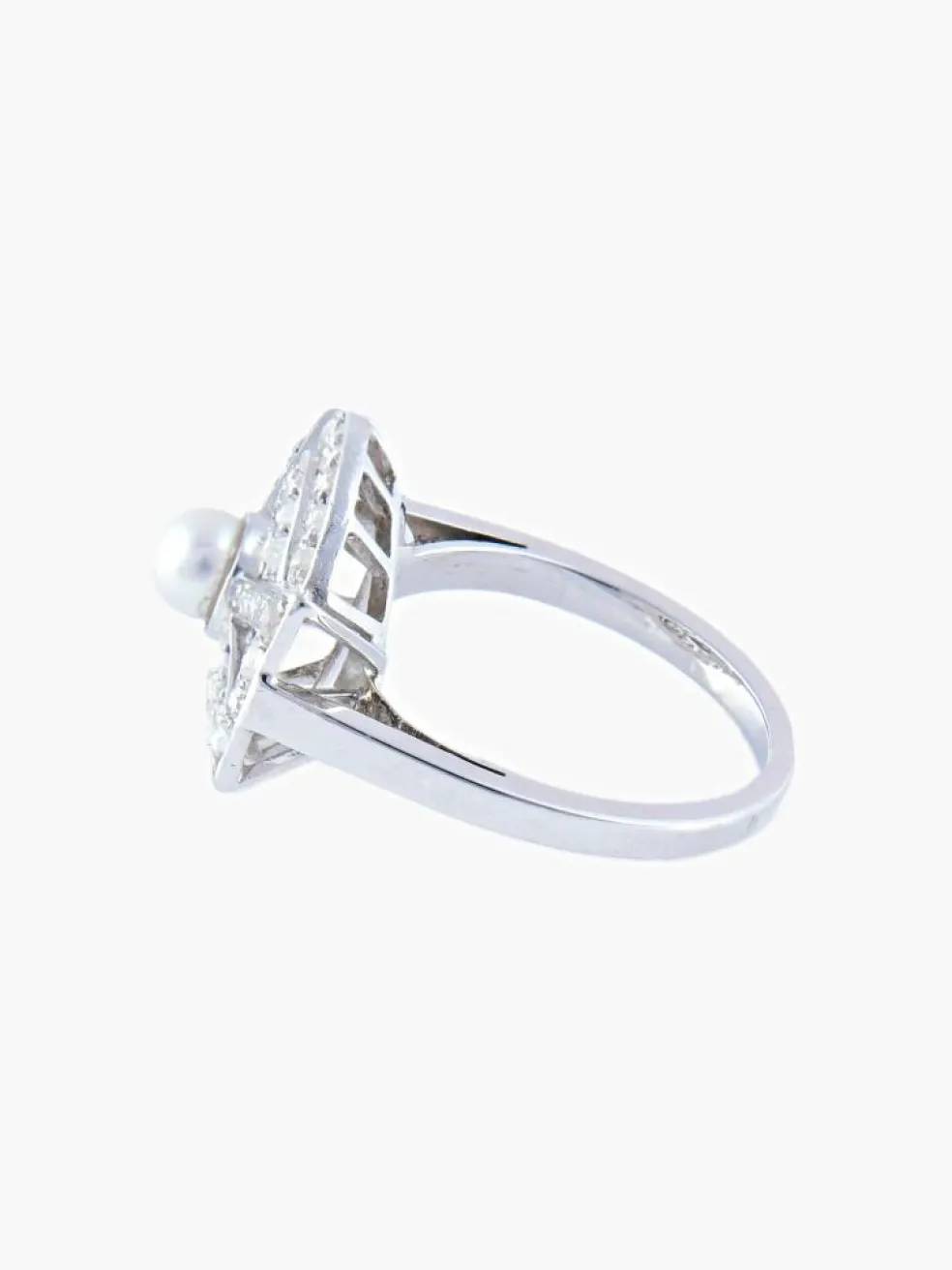 Bague Art Déco Platine vers 1925