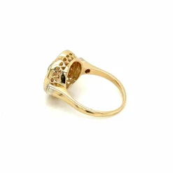 Bague Art Déco Rubis Diamant