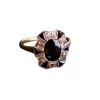 Bague Art Déco Saphir et Diamants