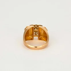 Bague Art Déco Tank diamants