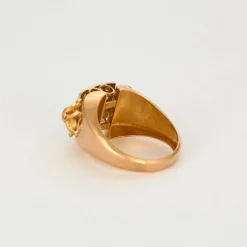 Bague Art Déco Tank diamants