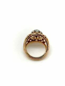 BAGUE ART DECO DIAMANTS