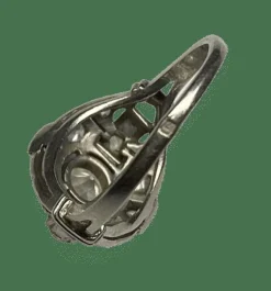 BAGUE ART DECO PLATINE ET DIAMANTS