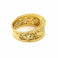 Bague Art Nouveau Diamants Rubis