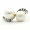 Bague Art Nouveau en or jaune et blanc sertie de perles et de diamants