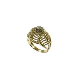 Bague Art Nouveau Or Et Diamant