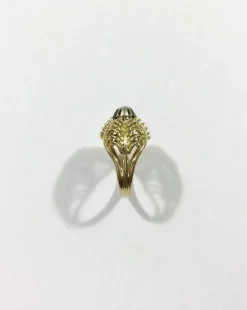 Bague Art Nouveau Or Et Diamant
