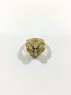 Bague Art Nouveau Or Et Diamant
