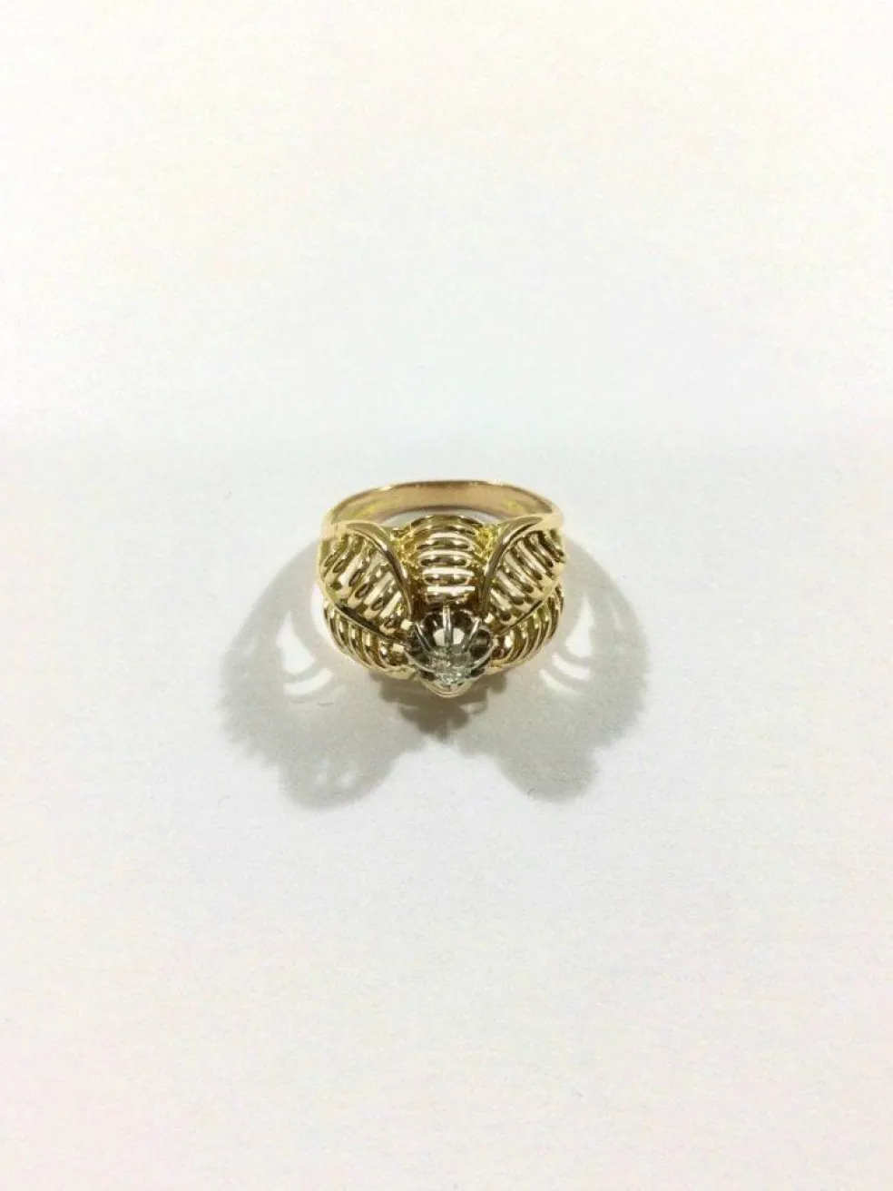 Bague Art Nouveau Or Et Diamant