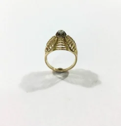 Bague Art Nouveau Or Et Diamant