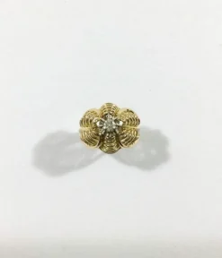Bague Art Nouveau Or Et Diamant