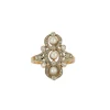 Bague Art Nouveau Perles