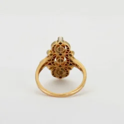 Bague Art Nouveau Perles