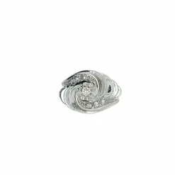 Bague Art-déco Diamants Or