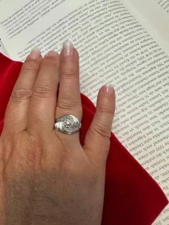 Bague Art-déco Diamants Or