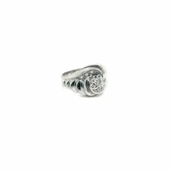 Bague Art-déco Diamants Or