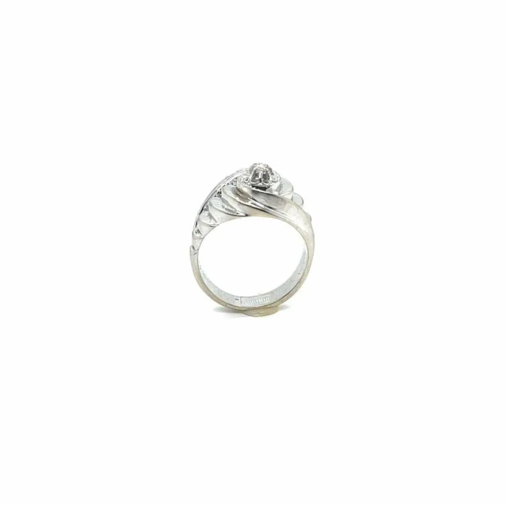 Bague Art-déco Diamants Or