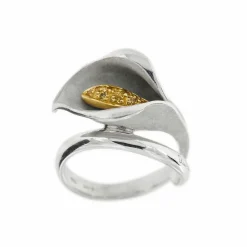 Bague Arum saphirs jaunes