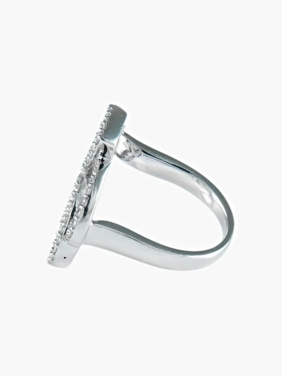 Bague au rond, ovales et poire Diamants