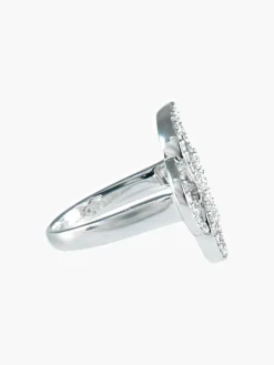 Bague au rond, ovales et poire Diamants