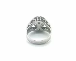Bague avec diamants et perle de Tahiti