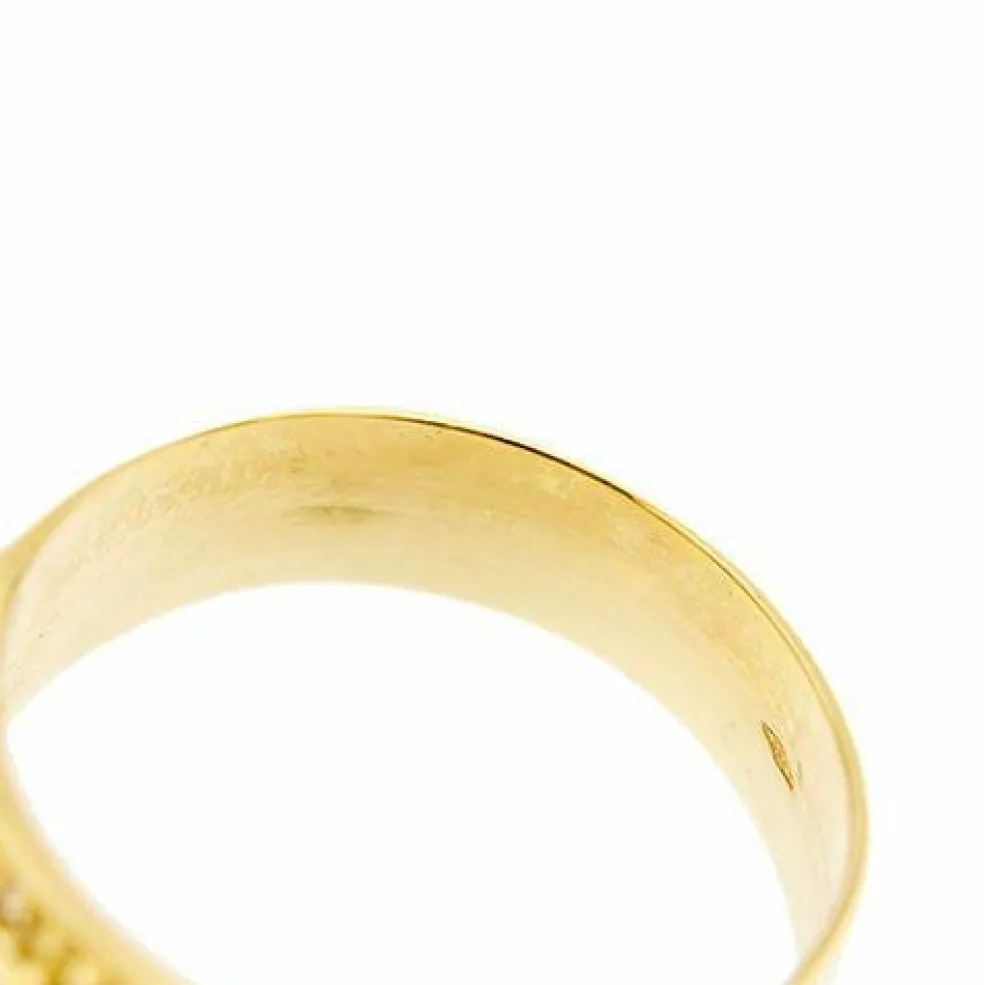 Bague avec émeraudes et diamants