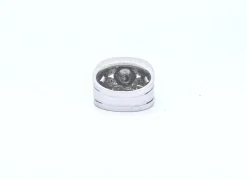 BAGUE AVEC PERLE DE TAHITI ET DIAMANTS