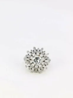 Bague ballerine vintage diamants
