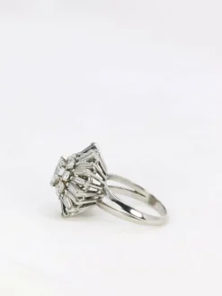 Bague ballerine vintage diamants