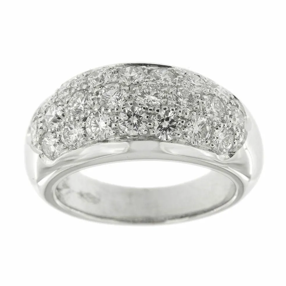 Bague bandeau 22 diamants