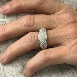 Bague bandeau 22 diamants